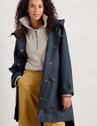 French connection bib sales waist quilted jacket