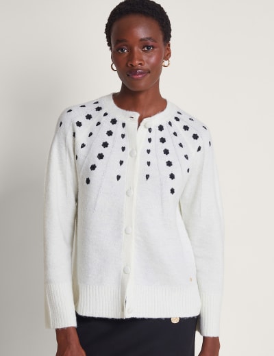 Navy cardigan m&s store