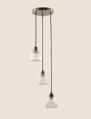 Florence Glass 3 Multi Pendant Light