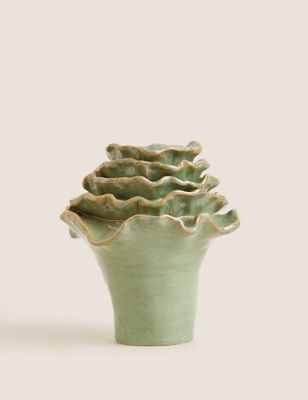 Small Floral Ceramic Vase