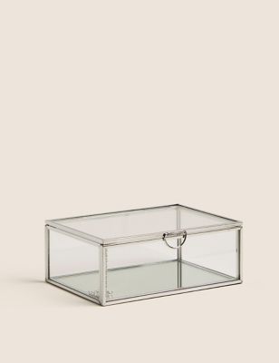 Small Glass Jewellery Box
