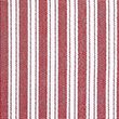 Set of 4 Striped Basket Weave Tea Towels - red