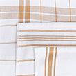Set of 3 Cotton Rich Striped Tea Towels - neutral