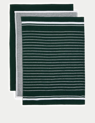 Dark green 2025 kitchen towels