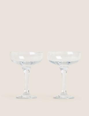 Set of 2 Passion Star Martini Glasses