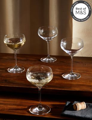 Set of 4 Maxim Champagne Saucers