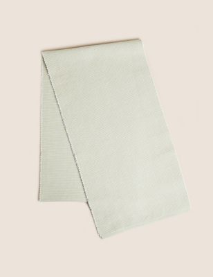 Cotton Rich Ribbed Table Runner