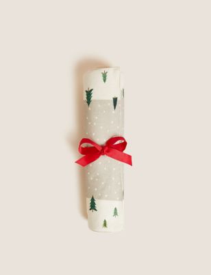 Pure Cotton Christmas Tree Table Runner