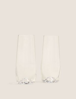 Set of 2 Stemless Prosecco Glasses