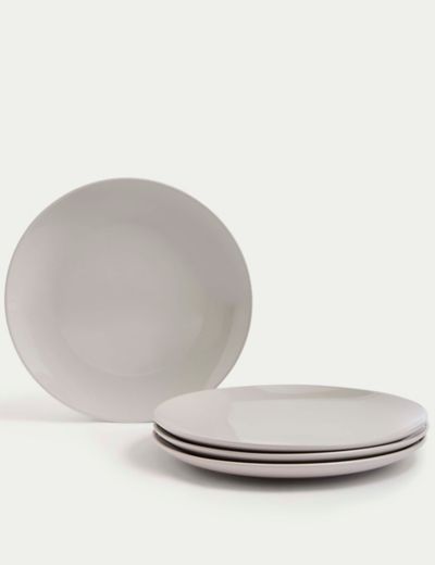 Set of 4 Tribeca Dinner Plates | M&S Collection | M&S