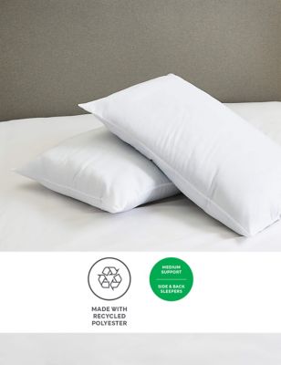 2 Pack Microfibre Medium Pillows