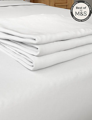 Black-Grey SUPERIOR Cotton 300-Thread Count Solid Hotel-Quality Deep Pocket Sheet Set King 4-Piece Set 