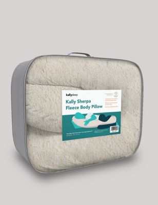Cream Sherpa Fleece Body Pillow