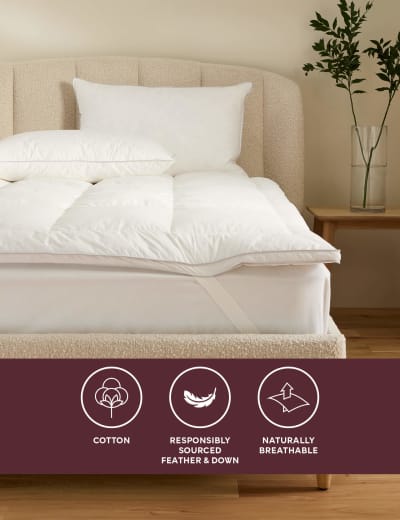 Deluxe Hungarian Goose Feather Down 7.5 Tog Duvet M S