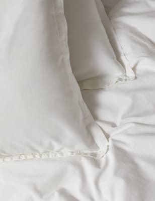 2 Pack Washed Cotton Pillowcases