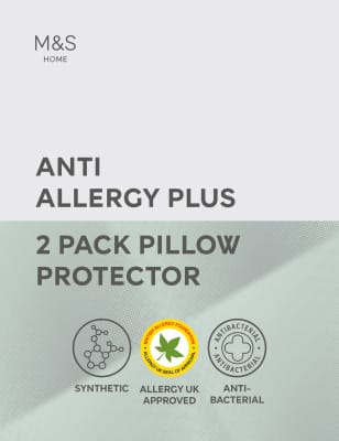 2 Pack Anti Allergy Pillow Protectors