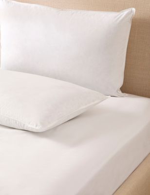 2 Pack Goose Feather & Down Firm Pillows