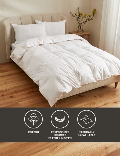 M&s duck feather and down online pillows