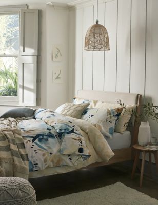 Pure Cotton Watercolour Floral Bedding Set