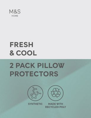 2 Pack Fresh & Cool Pillow Protectors