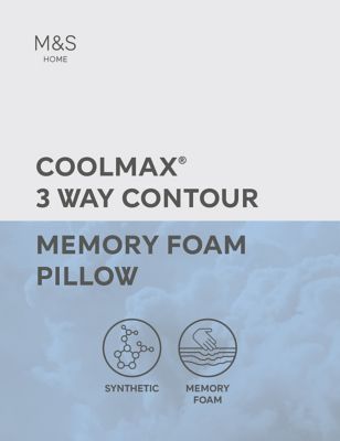 Coolmax® Contour Extra Firm Memory Foam Pillow