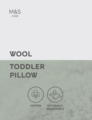 Pure Wool & Cotton Cot Bed Pillow