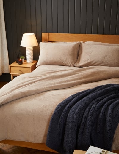 Teddy Fleece Bedding Set M S Collection M S