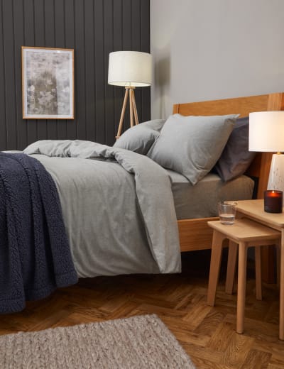 M&s teddy fleece duvet top