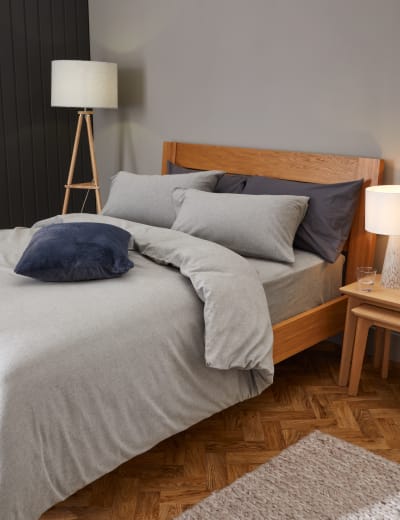 Ribbed Fleece Bedding Set M S Collection M S