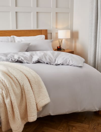 M&s teddy fleece duvet outlet