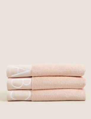 Pure Cotton Alphabet Towel