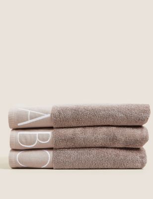 Pure Cotton Alphabet Towel