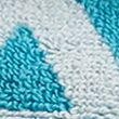 Pure Cotton Geometric Towel - tealmix