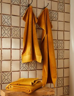 Plush Textured Colour Collection Towel