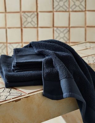 Plush Textured Colour Collection Towel