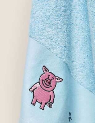 Set of 2 Pure Cotton Percy Pig™ Towels