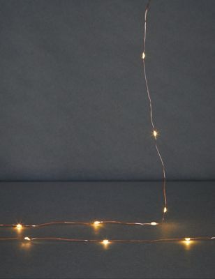 Copper Wire Warm White String Lights