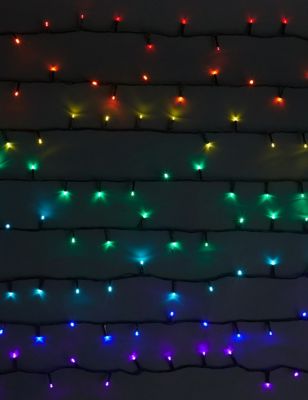 200 Multicoloured Mains String Lights