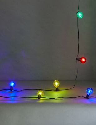 Multicoloured Mains String Lights