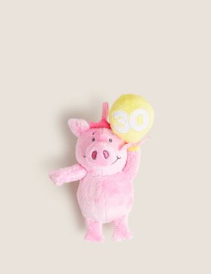 Percy Pig 30th Birthday Hanging Plush