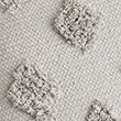 Pure Cotton Diamond Tufted Cushion - grey