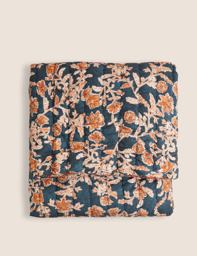 Washed Quilted Bedspread M S Collection M S