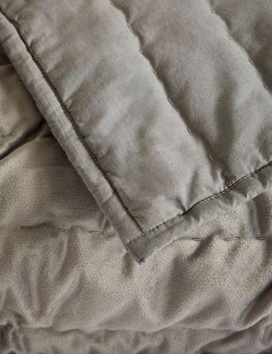 Velvet Quilted Bedspread
