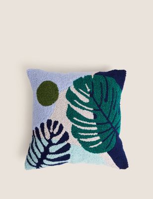 Palm Embroidered Cushion