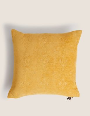 Cotton Rich Chenille Textured Cushion