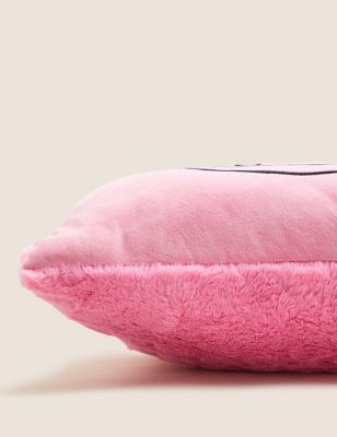 Percy Pig™ Embroidered Kiss Cushion