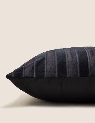 Velvet Striped Cushion