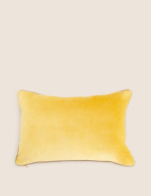 Pure Cotton Velvet Bolster Cushion