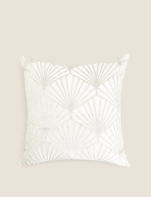 Cut Velvet Art Deco Cushion