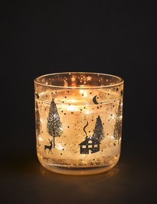 Winter Light Up Scented Candle